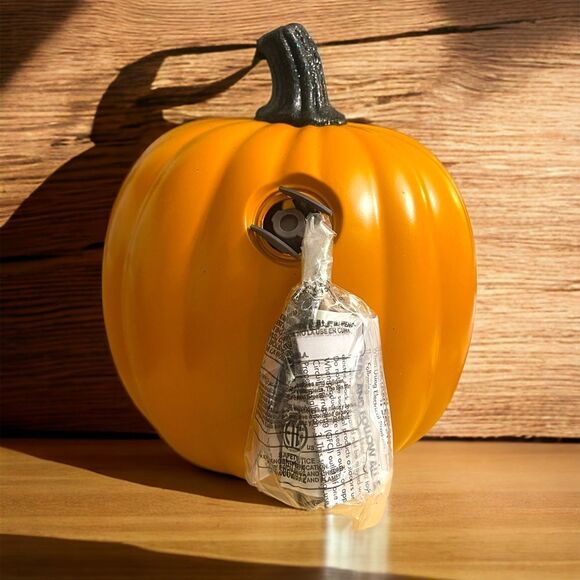 Hyde & EEK Halloween Lighted Pumpkin EEK - Picture 2 of 3